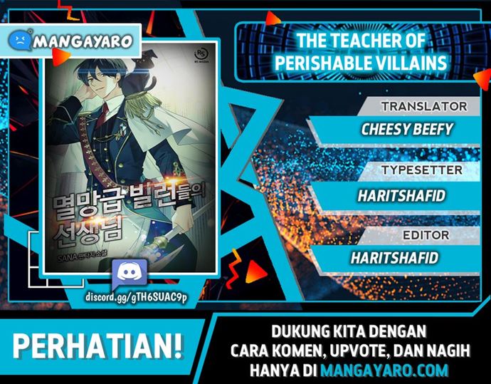 Baca Komik The Teacher of Perishable Villains Chapter 19.2 Gambar 1
