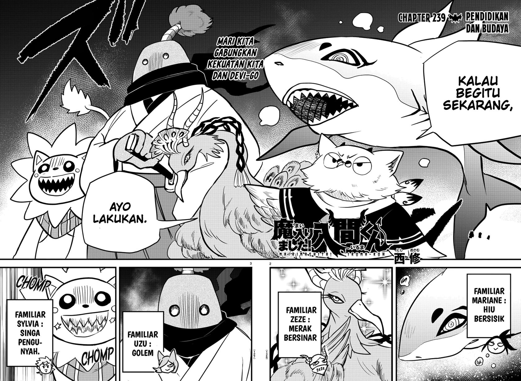 Baca Manga Mairimashita! Iruma-kun Chapter 239 Gambar 2