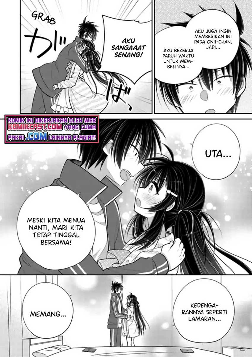Siscon Ani to Brocon Imouto ga Shoujiki ni Nattara Chapter 48 Gambar 9