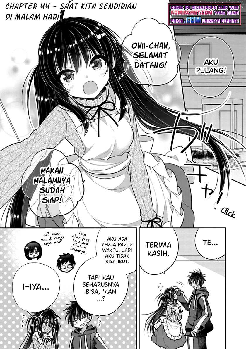 Baca Manga Siscon Ani to Brocon Imouto ga Shoujiki ni Nattara Chapter 44 Gambar 2