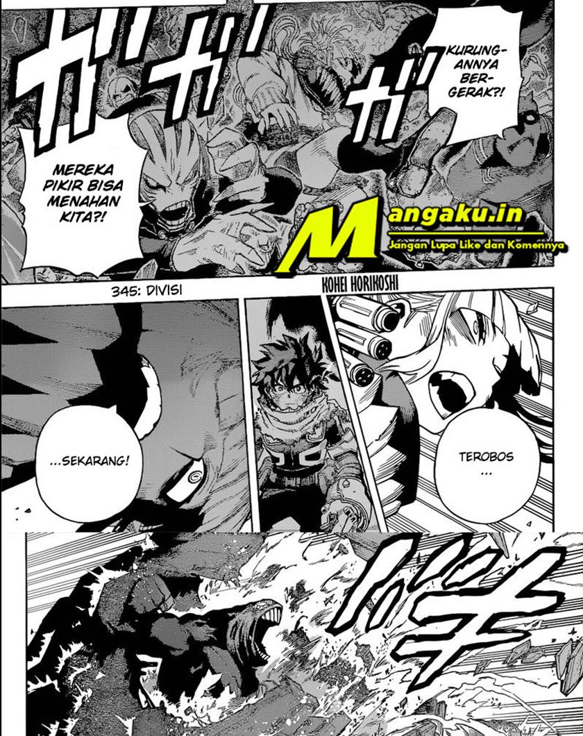 Baca Manga Boku no Hero Academia Chapter 345 Gambar 2