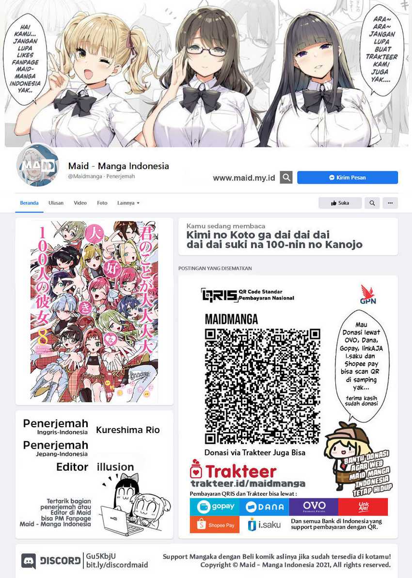 Baca Manga Kimi no Koto ga Dai Dai Dai Dai Daisuki na 100-ri no Kanojo Chapter 84 Gambar 2