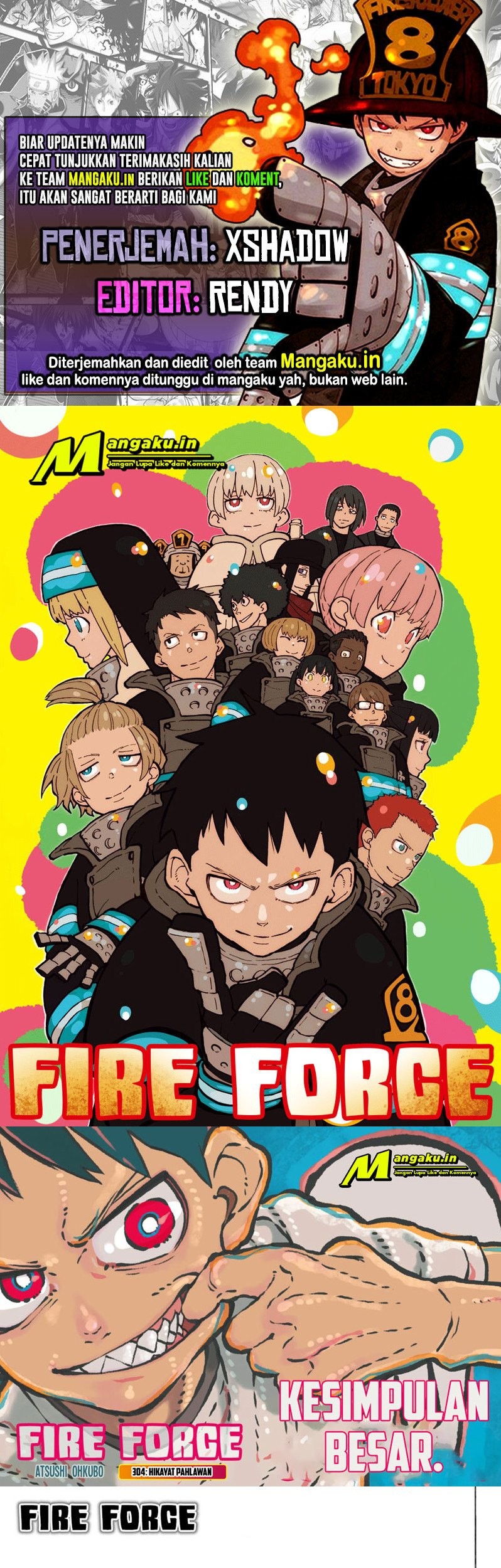 Baca Komik Fire Brigade of Flames Chapter 304 Gambar 1