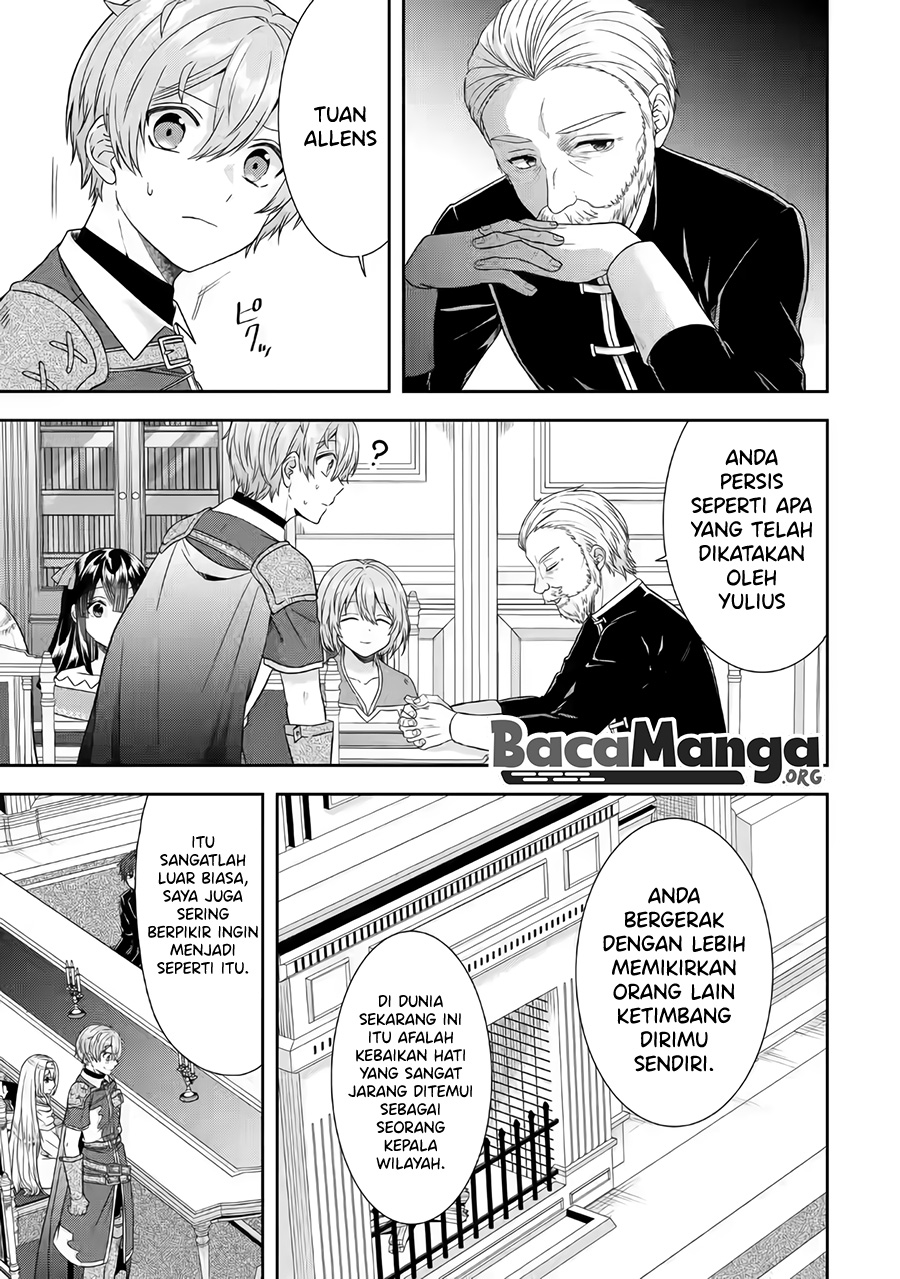Tensei Ryoushu no Yuuryou Kaitaku: Zensei no Kioku o Ikashite White ni Tsutometara, Yuunou na Jinzai ga Atsumari Sugimashita Chapter 18.1 Gambar 15