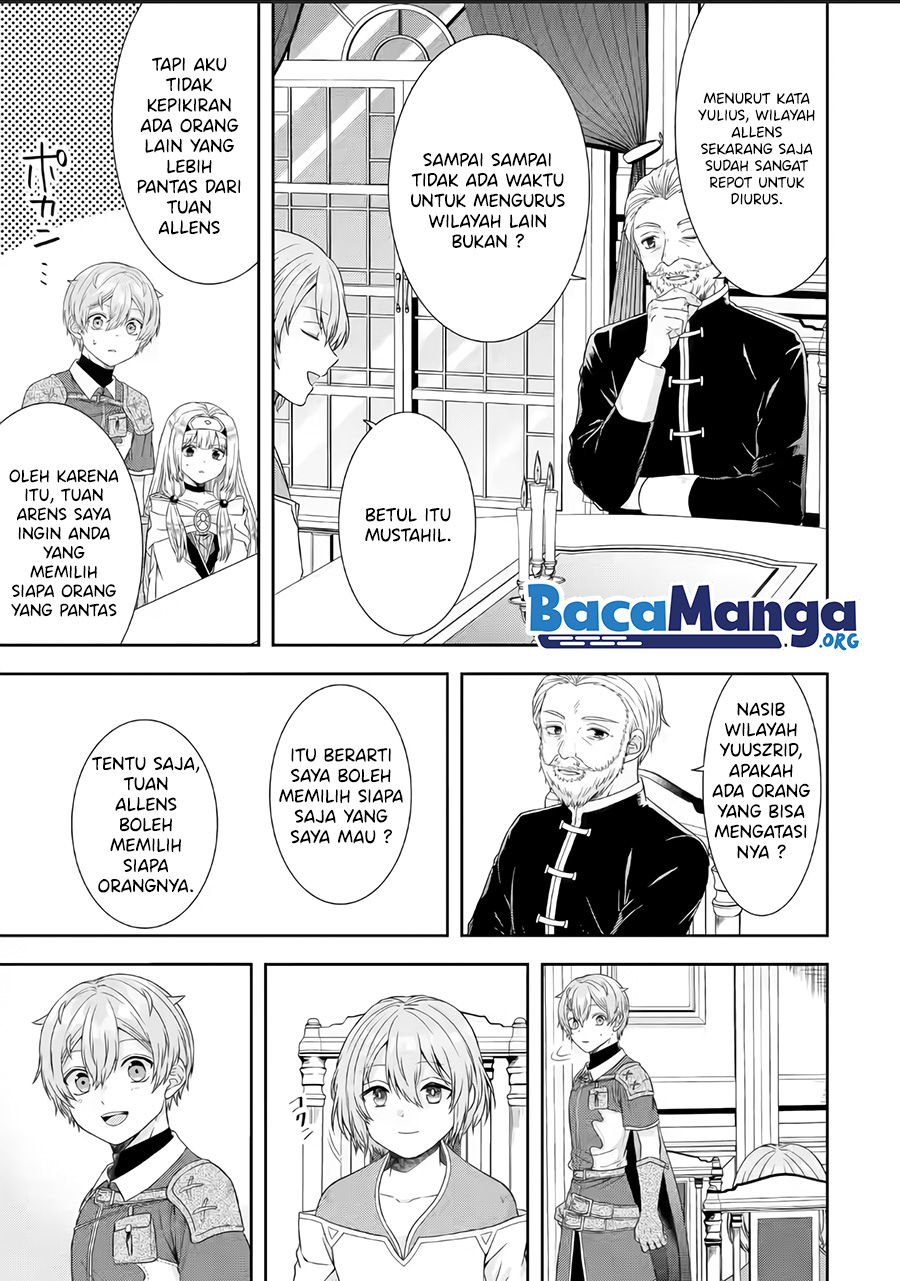 Tensei Ryoushu no Yuuryou Kaitaku: Zensei no Kioku o Ikashite White ni Tsutometara, Yuunou na Jinzai ga Atsumari Sugimashita Chapter 18.1 Gambar 19
