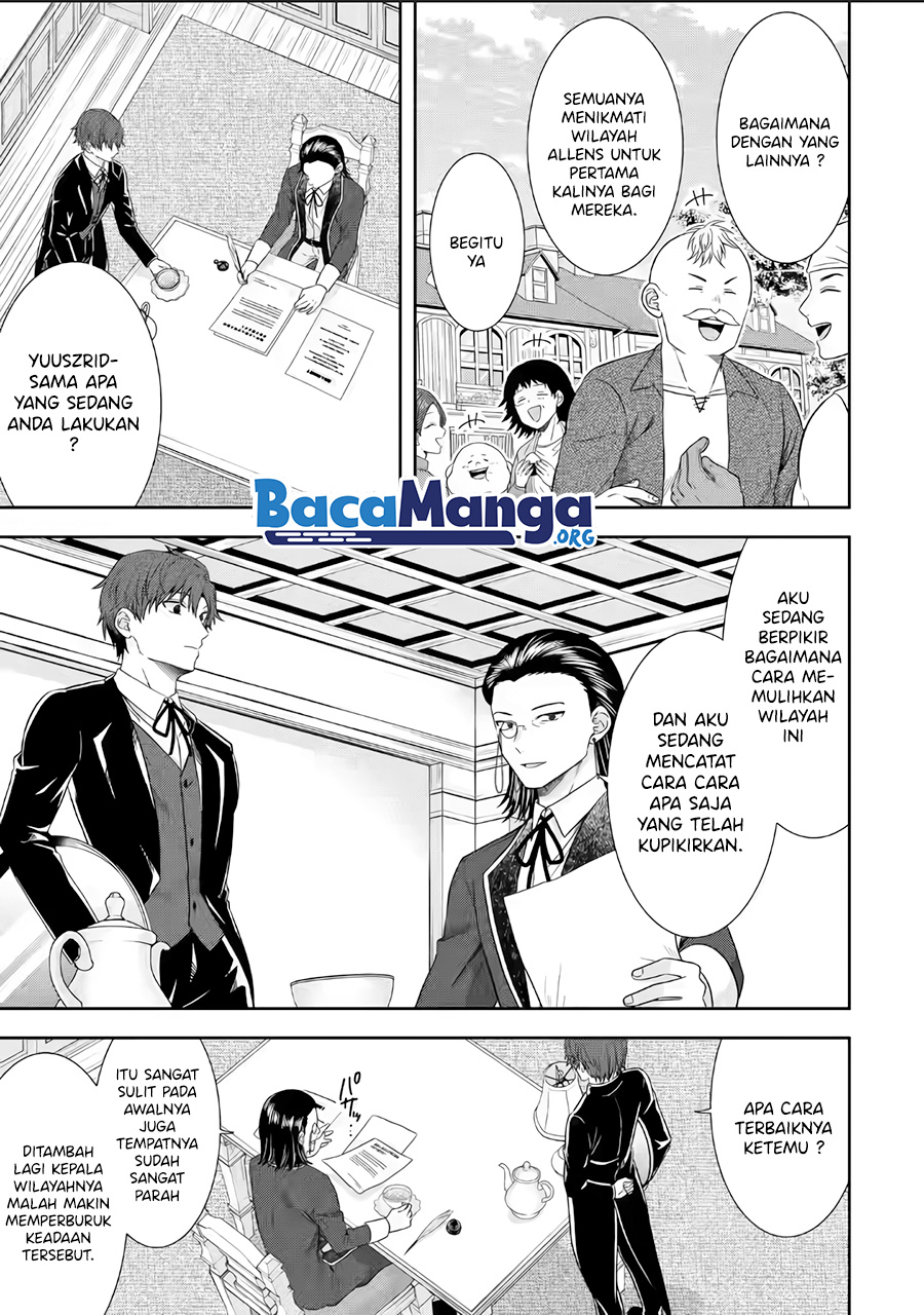 Tensei Ryoushu no Yuuryou Kaitaku: Zensei no Kioku o Ikashite White ni Tsutometara, Yuunou na Jinzai ga Atsumari Sugimashita Chapter 18.1 Gambar 6