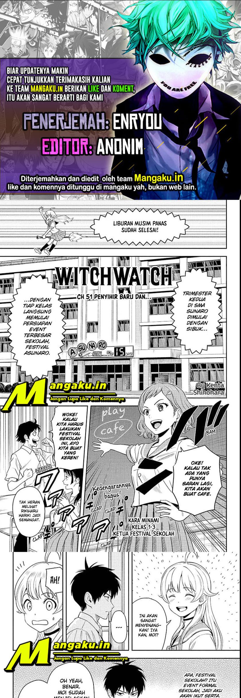 Baca Komik Witch Watch Chapter 51 Gambar 1