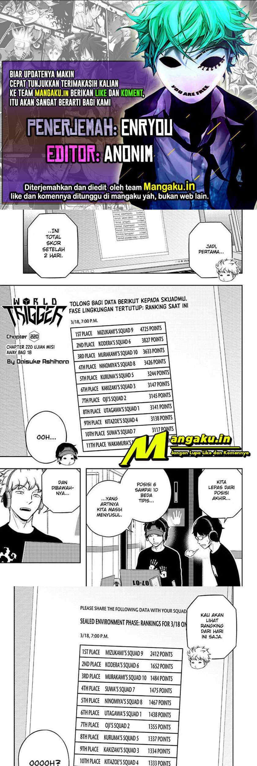 Baca Komik World Trigger Chapter 220 Gambar 1