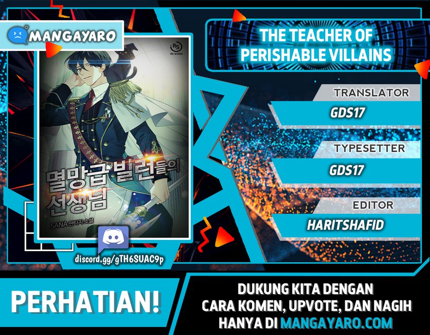 Baca Komik The Teacher of Perishable Villains Chapter 22.1 Gambar 1