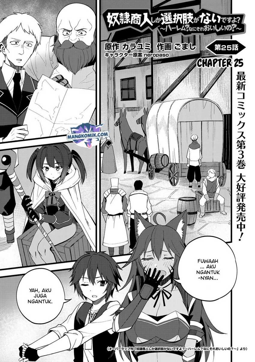 Baca Manga Dorei Shounin shika Sentakushi ga nai desu yo? ~Harem? Nani sore oishii no?~ Chapter 25 Gambar 2