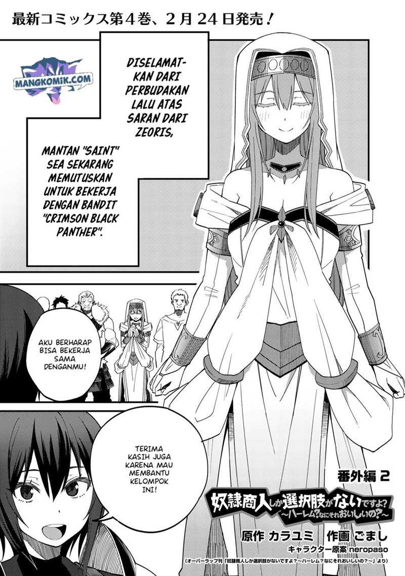 Baca Manga Dorei Shounin shika Sentakushi ga nai desu yo? ~Harem? Nani sore oishii no?~ Chapter 26.5 Gambar 2