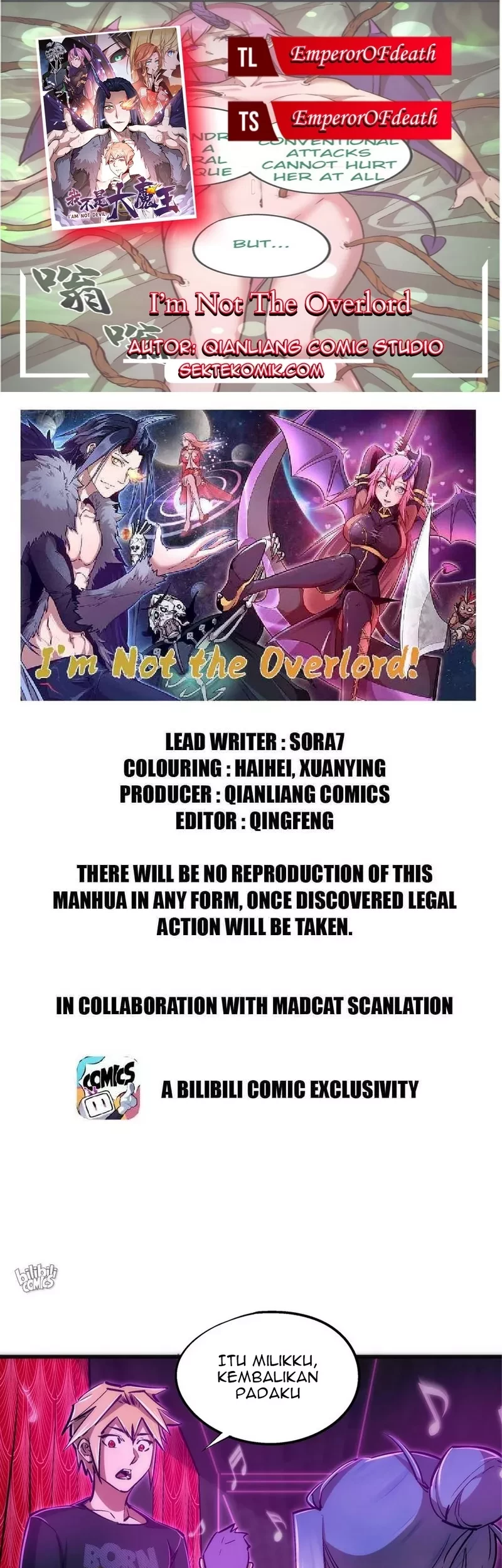 Komik I’m Not The Overlord Chapter 86 gambar nomor 1