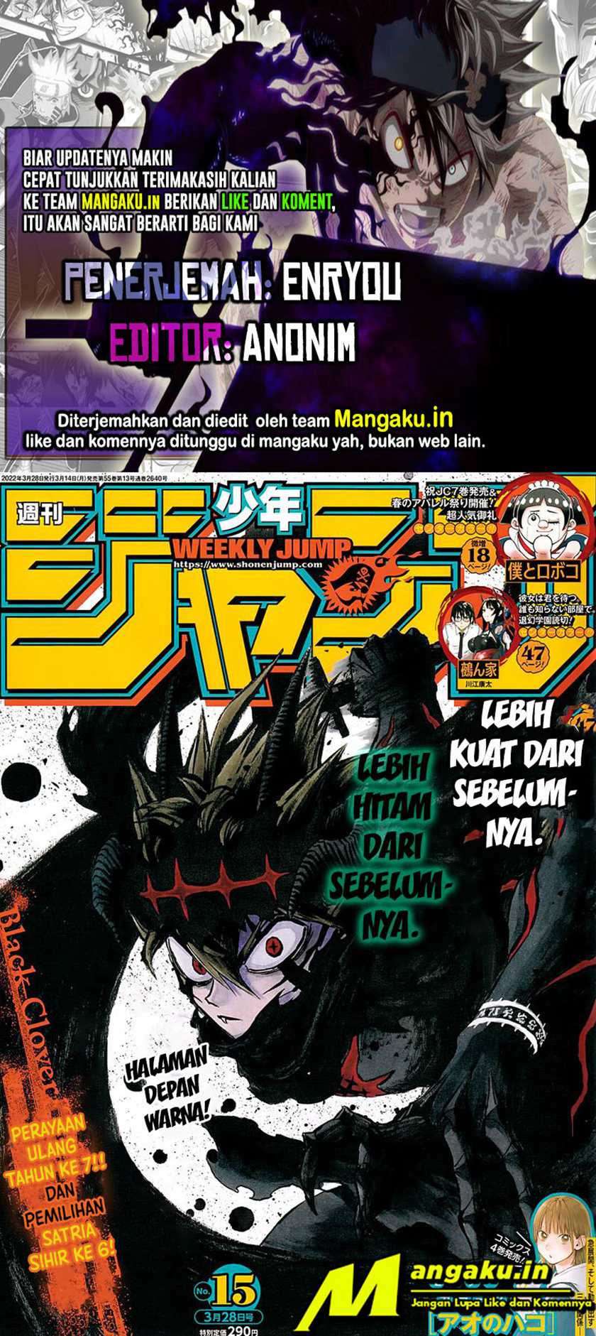 Baca Komik Black Clover Chapter 326 Gambar 1