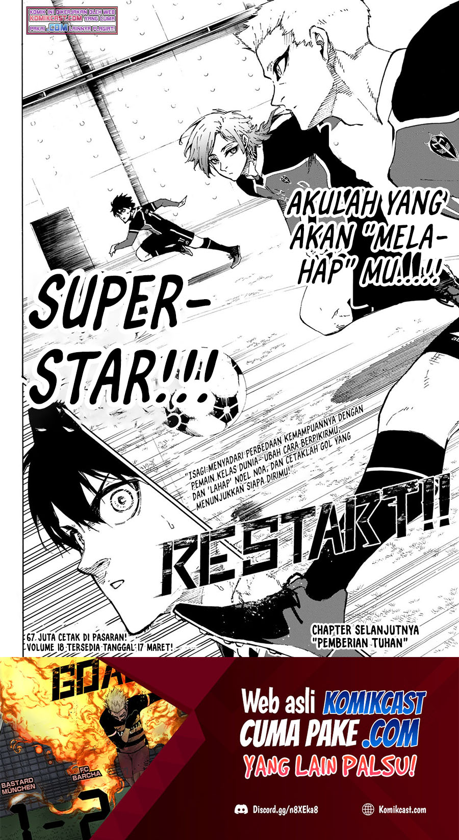Blue Lock Chapter 164 Gambar 19