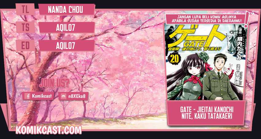 Baca Komik Gate – Jietai Kare no Chi nite Kaku Tatakeri Chapter 108 Gambar 1