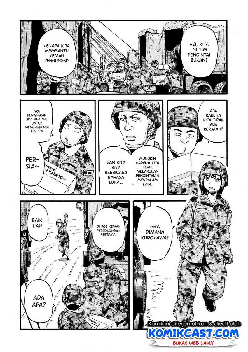 Gate – Jietai Kare no Chi nite Kaku Tatakeri Chapter 108 Gambar 35