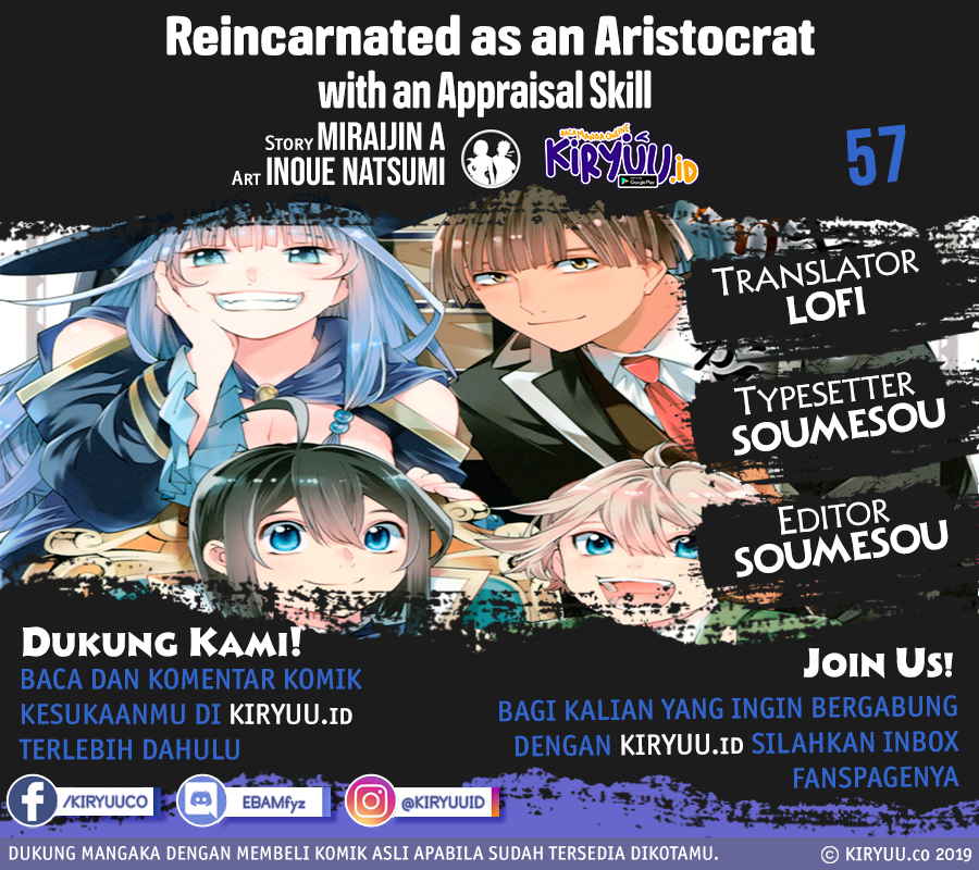 Baca Manga Reincarnated as an Aristocrat with an Appraisal Skill Chapter 57 Gambar 2