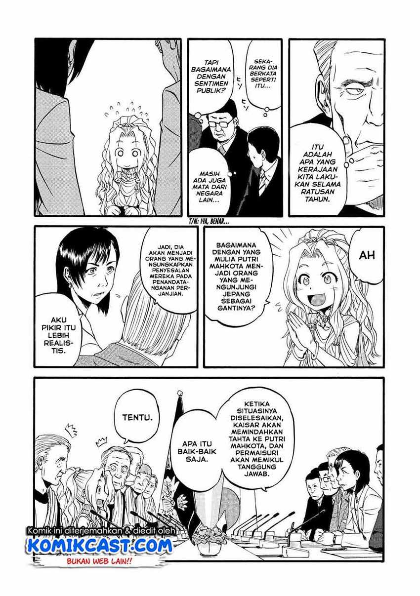Gate – Jietai Kare no Chi nite Kaku Tatakeri Chapter 110 Gambar 17