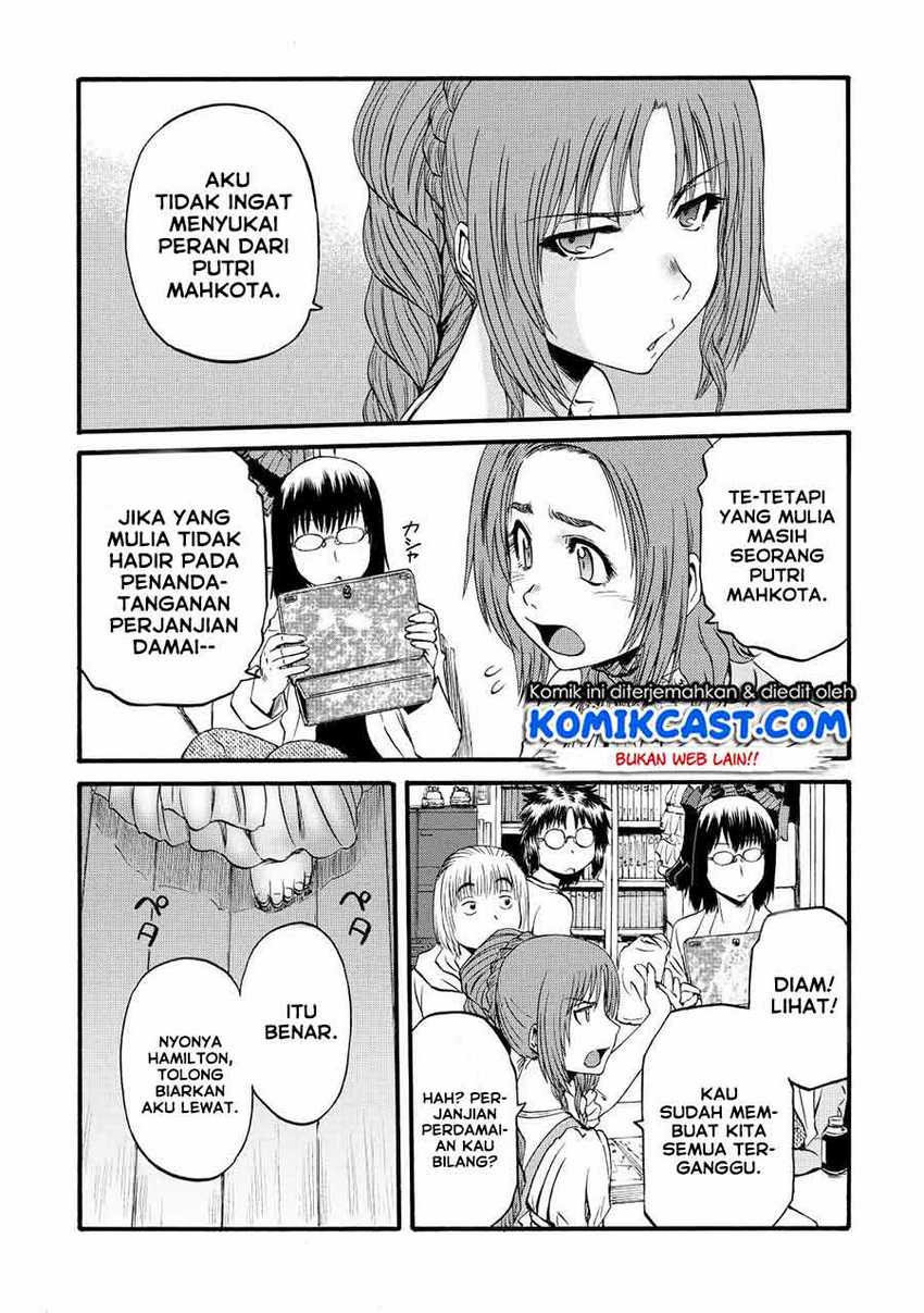 Gate – Jietai Kare no Chi nite Kaku Tatakeri Chapter 110 Gambar 28
