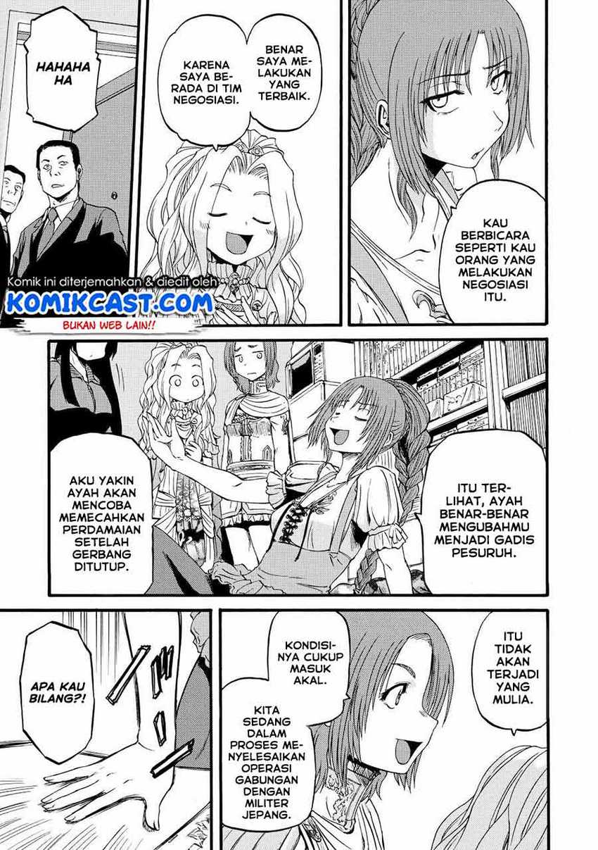 Gate – Jietai Kare no Chi nite Kaku Tatakeri Chapter 110 Gambar 30