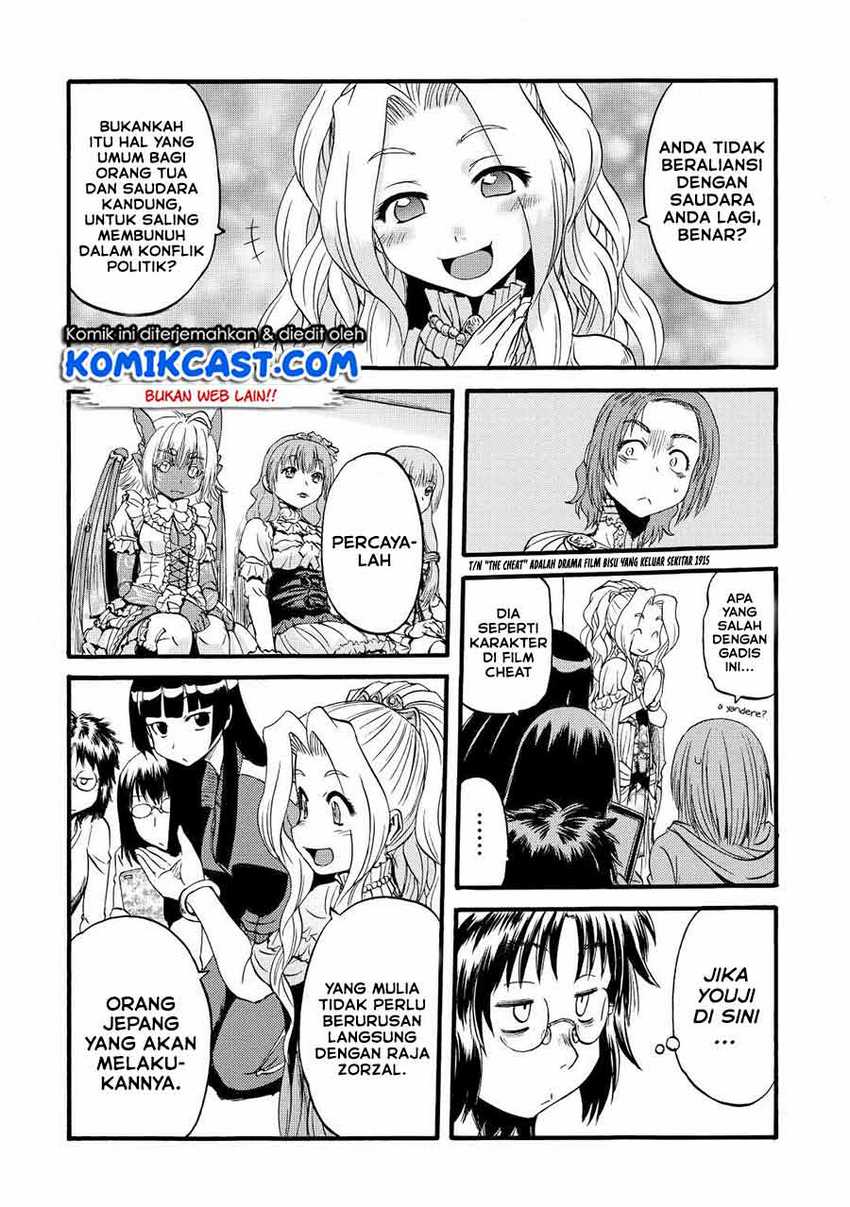 Gate – Jietai Kare no Chi nite Kaku Tatakeri Chapter 110 Gambar 41