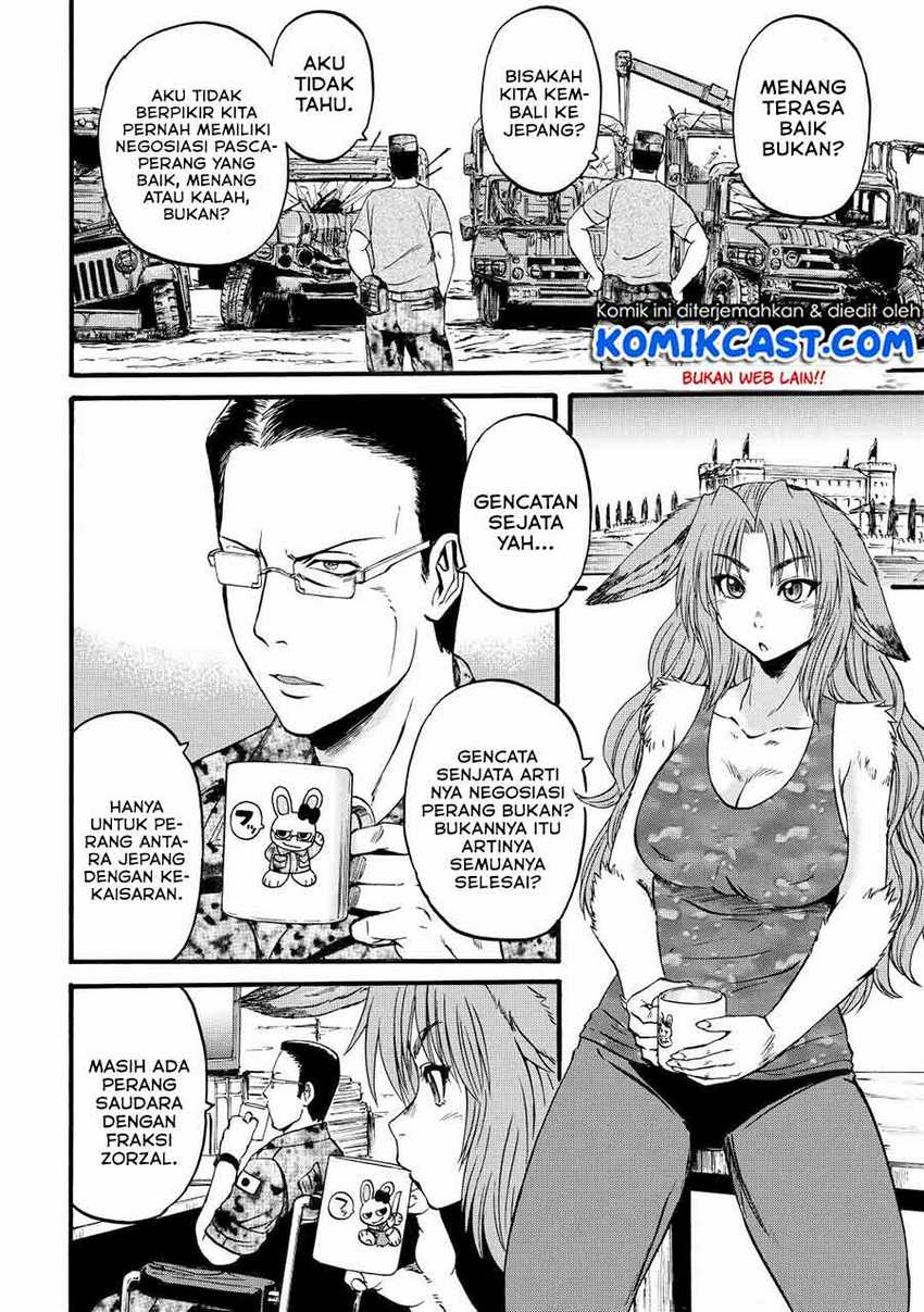 Gate – Jietai Kare no Chi nite Kaku Tatakeri Chapter 110 Gambar 5