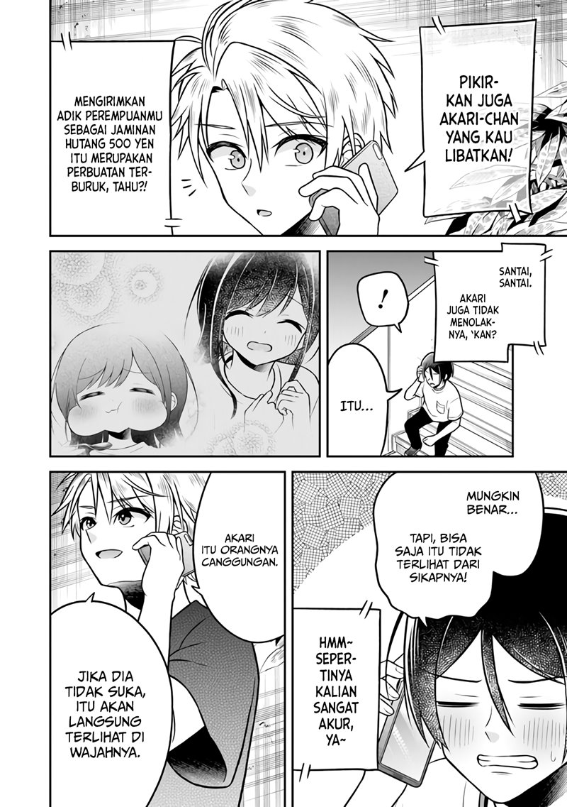 Yuujin ni 500 Yen Kashitara Shakkin no Kata ni Imouto wo Yokoshite Kita Nodakeredo, Ore wa Ittai Dou Sureba Iindarou Chapter 03 Gambar 7