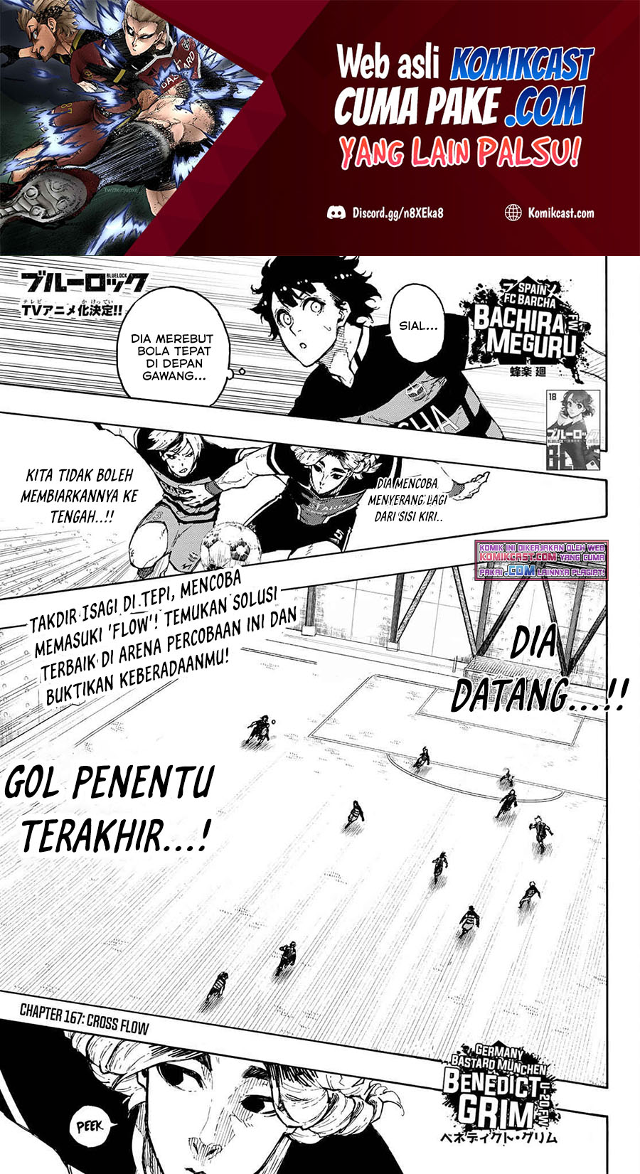 Baca Manga Blue Lock Chapter 167 Gambar 2