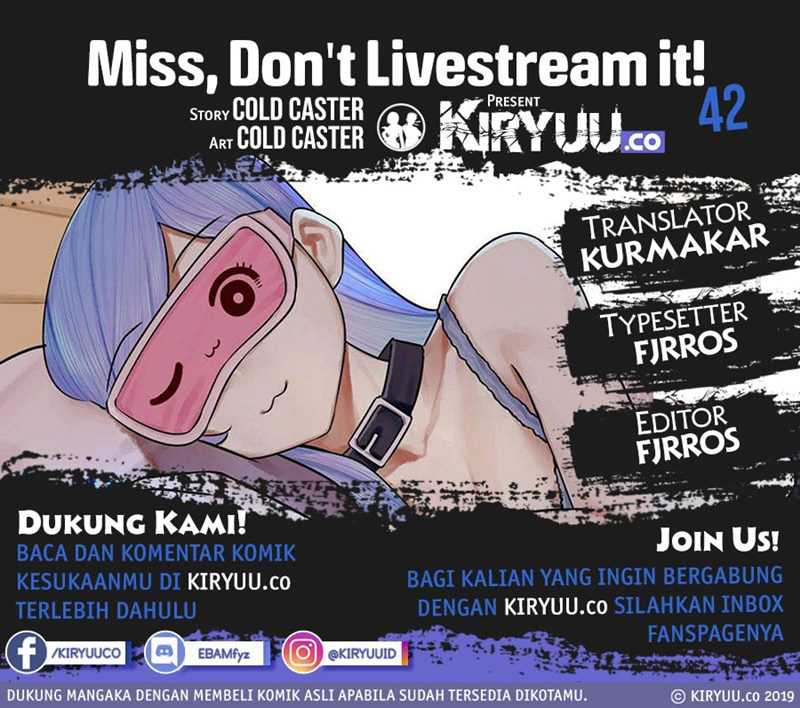 Komik Miss, don’t livestream it! Chapter 42 gambar nomor 1