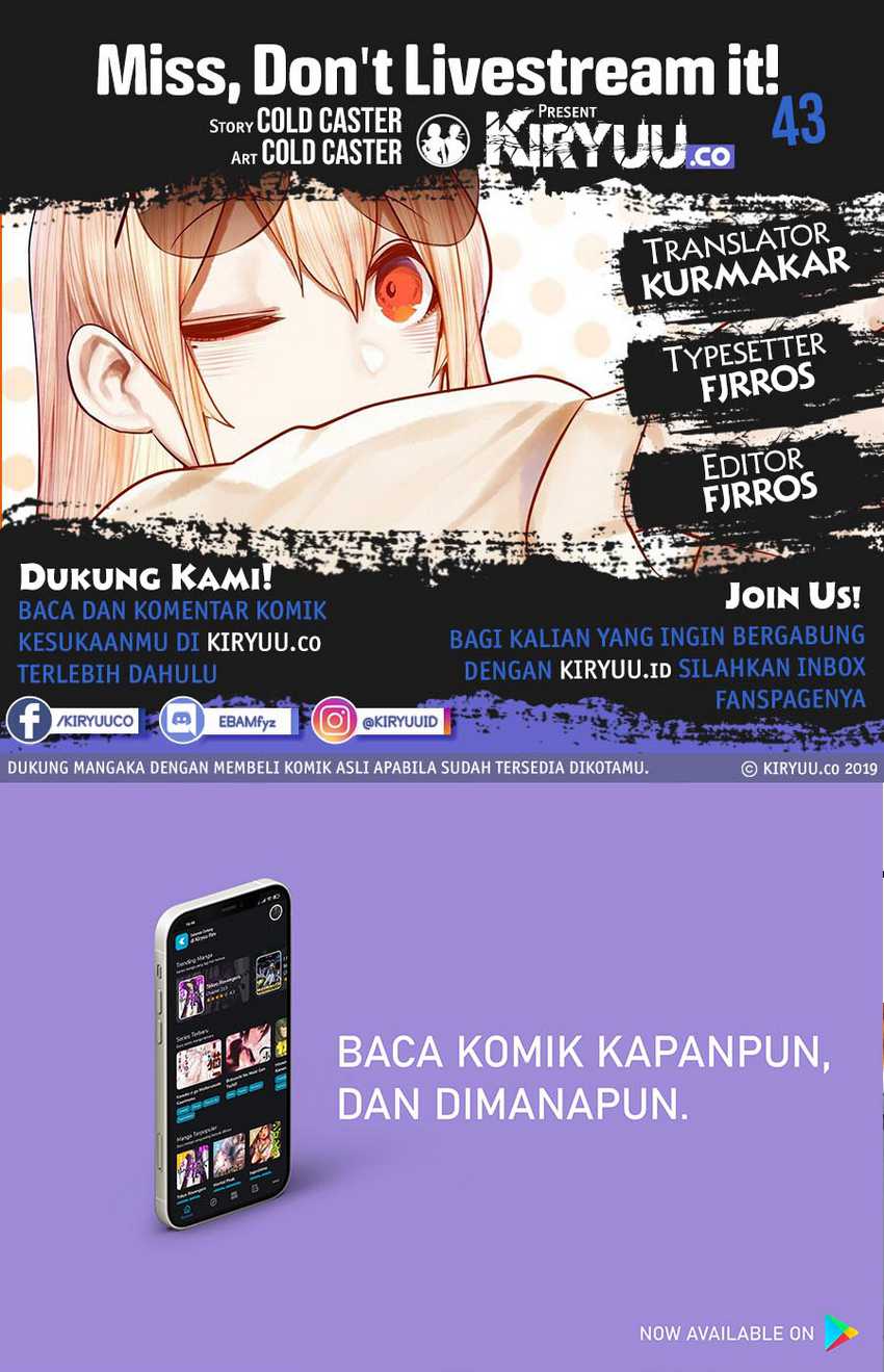 Komik Miss, don’t livestream it! Chapter 43 gambar nomor 1