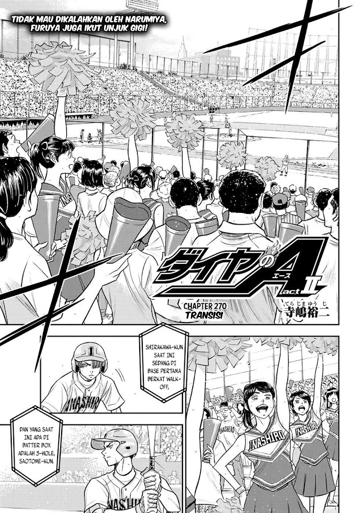 Diamond no Ace Act 2 Chapter 270 Gambar 4