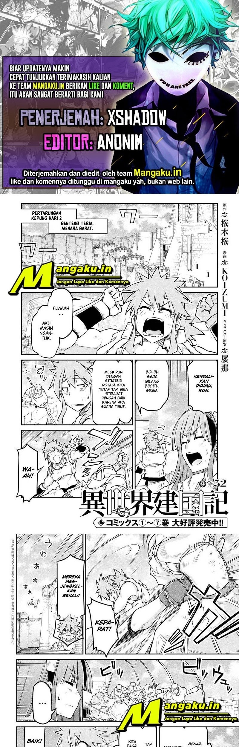 Baca Komik Isekai Kenkokuki Chapter 52 Gambar 1
