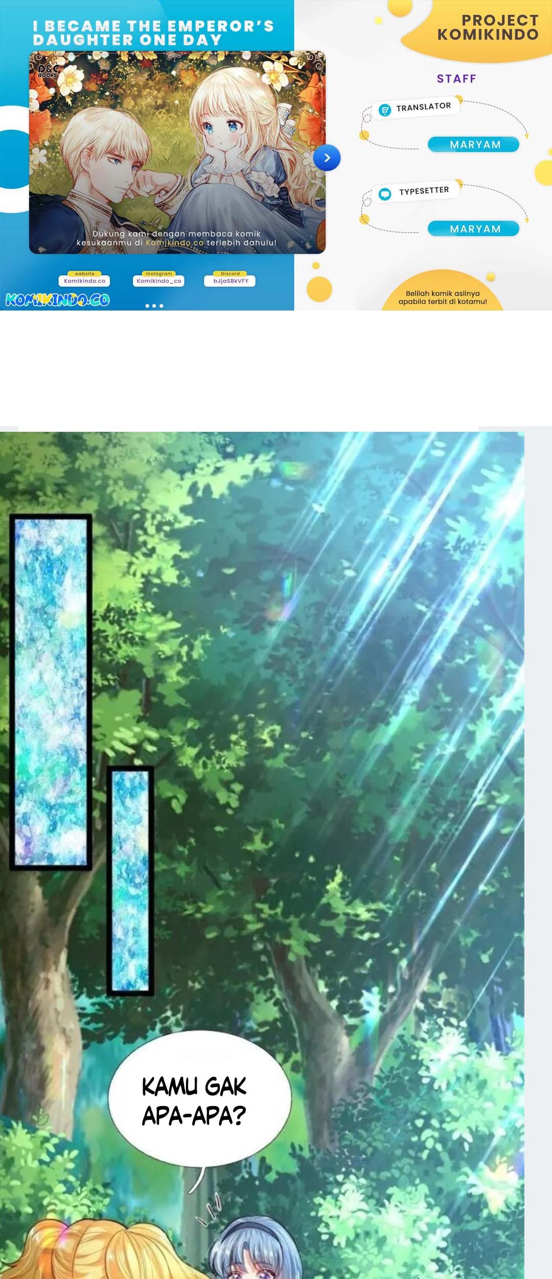 Baca Komik I Became The Emperor’s Daughter One Day Chapter 184 Gambar 1