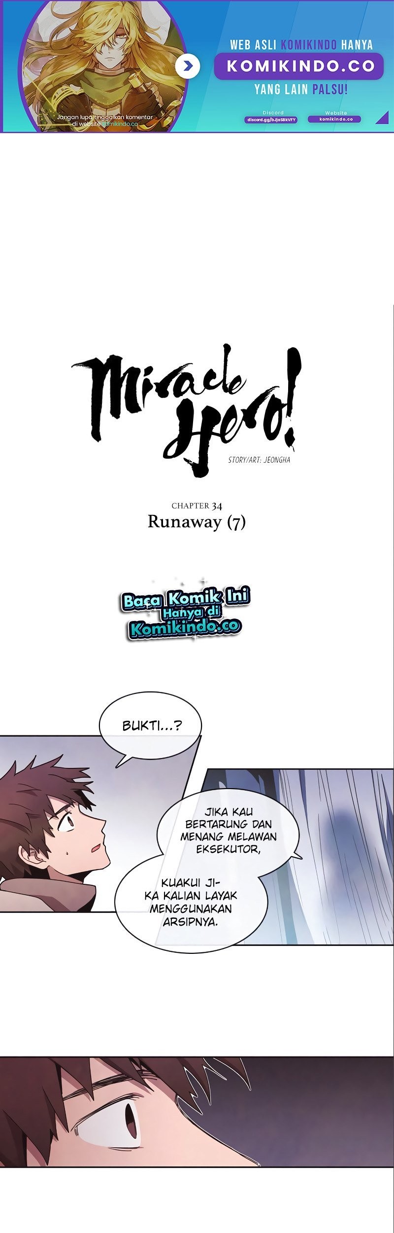 Baca Manhwa Miracle Hero! Chapter 34 Gambar 2
