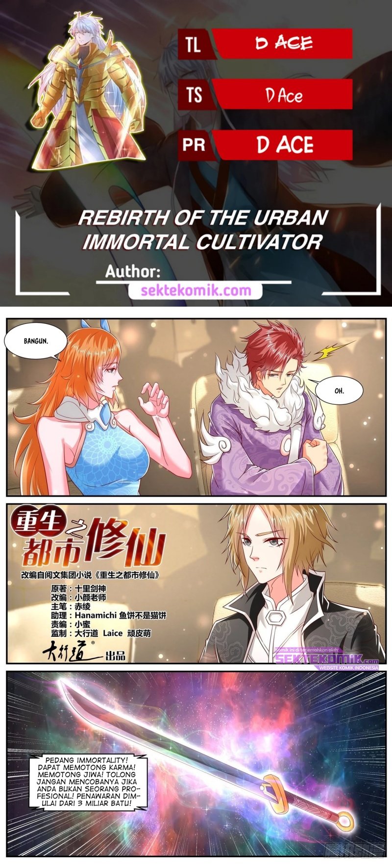 Baca Komik Rebirth Of The Urban Immortal Cultivator Chapter 728 Gambar 1