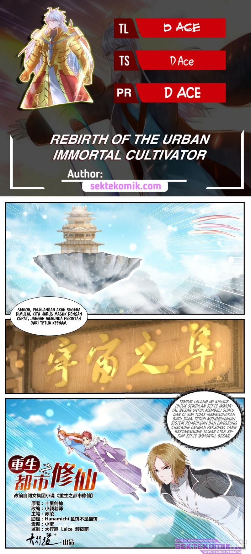 Baca Komik Rebirth Of The Urban Immortal Cultivator Chapter 727 Gambar 1