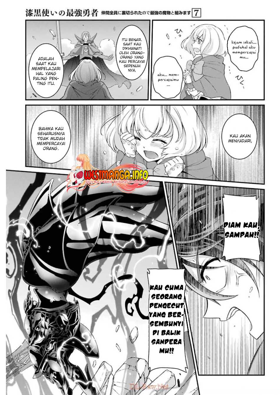 Shikkoku tsukai no saikyo yusha nakama zen’in ni uragira retanode saikyo no mamono Chapter 32 Gambar 18