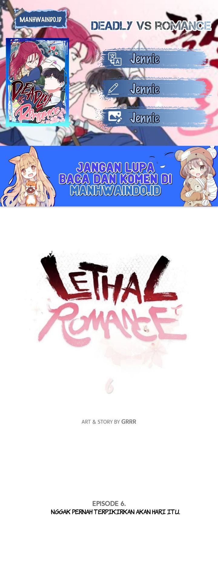 Baca Komik Deadly VS Romance (Lethal Romance) Chapter 06 Gambar 1