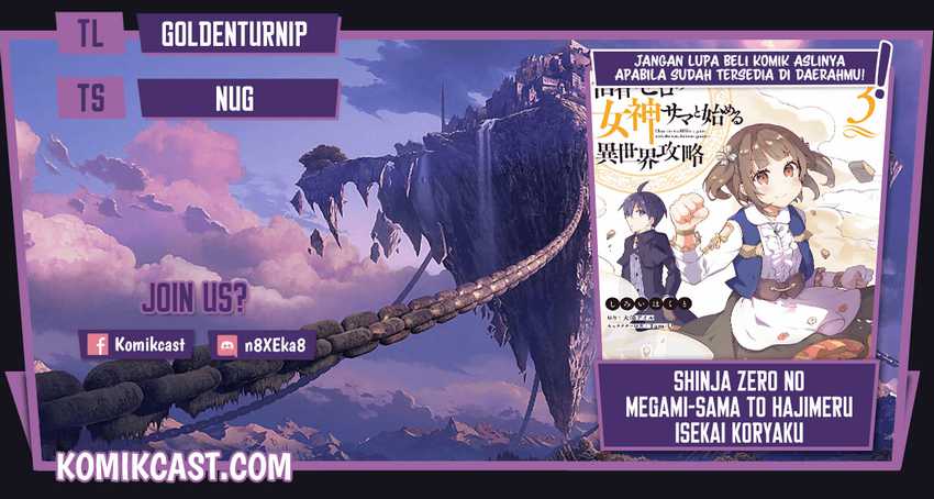 Baca Komik Shinja Zero no Megami-sama to Hajimeru Isekai Kouryaku Chapter 18 Gambar 1