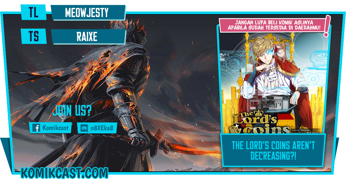 Baca Komik The Lord’s Coins Aren’t Decreasing?! Chapter 56 Gambar 1