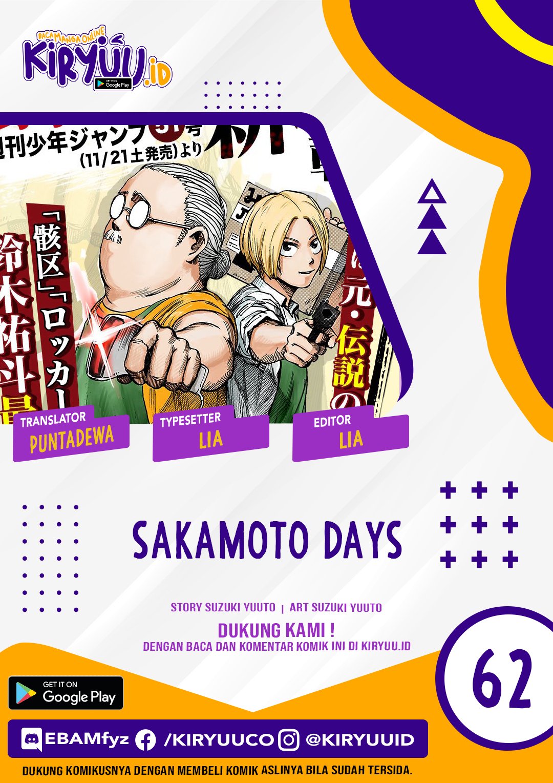 Baca Komik Sakamoto Days Chapter 62 Gambar 1