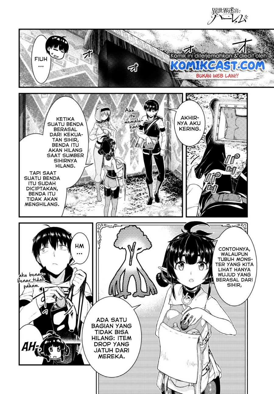 Isekai Meikyuu de Harem wo Chapter 56 Gambar 9