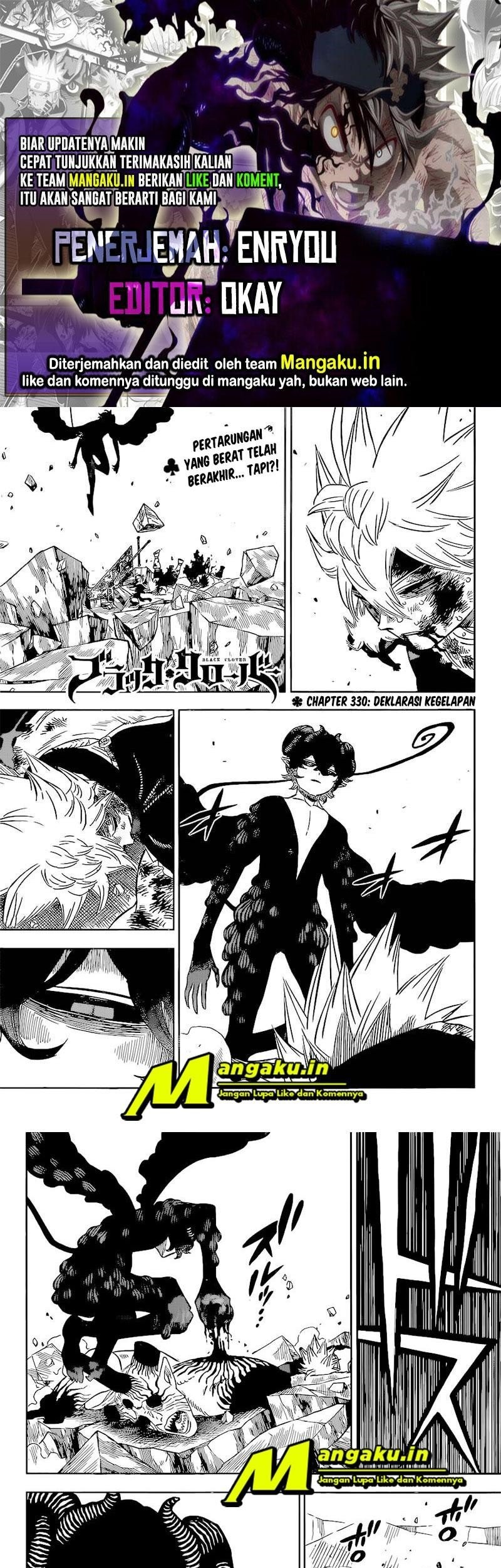Baca Komik Black Clover Chapter 330 Gambar 1