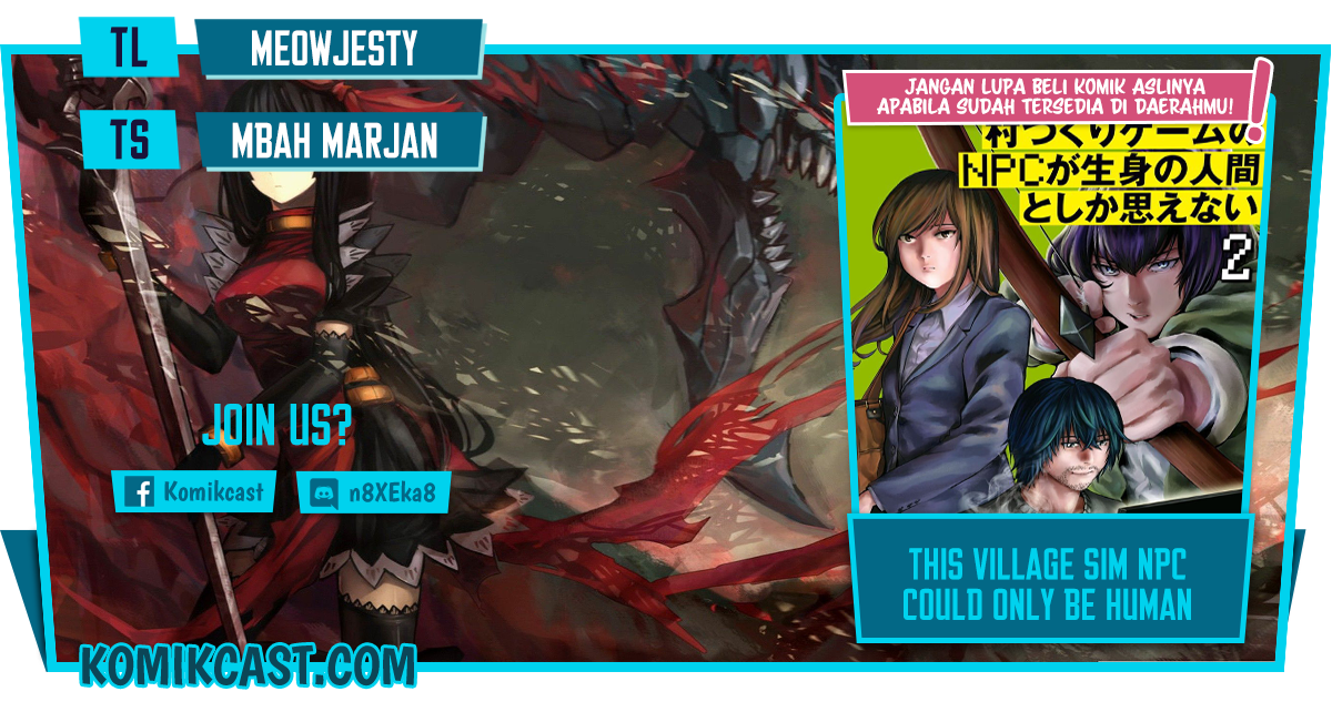 Baca Komik This Village Sim NPC Could Only Be Human Chapter 20.2 Gambar 1