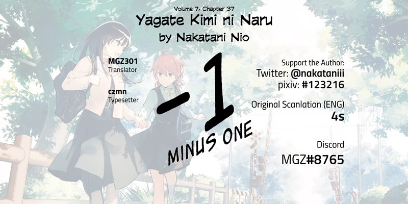 Yagate Kimi ni Naru Chapter 37 Gambar 33
