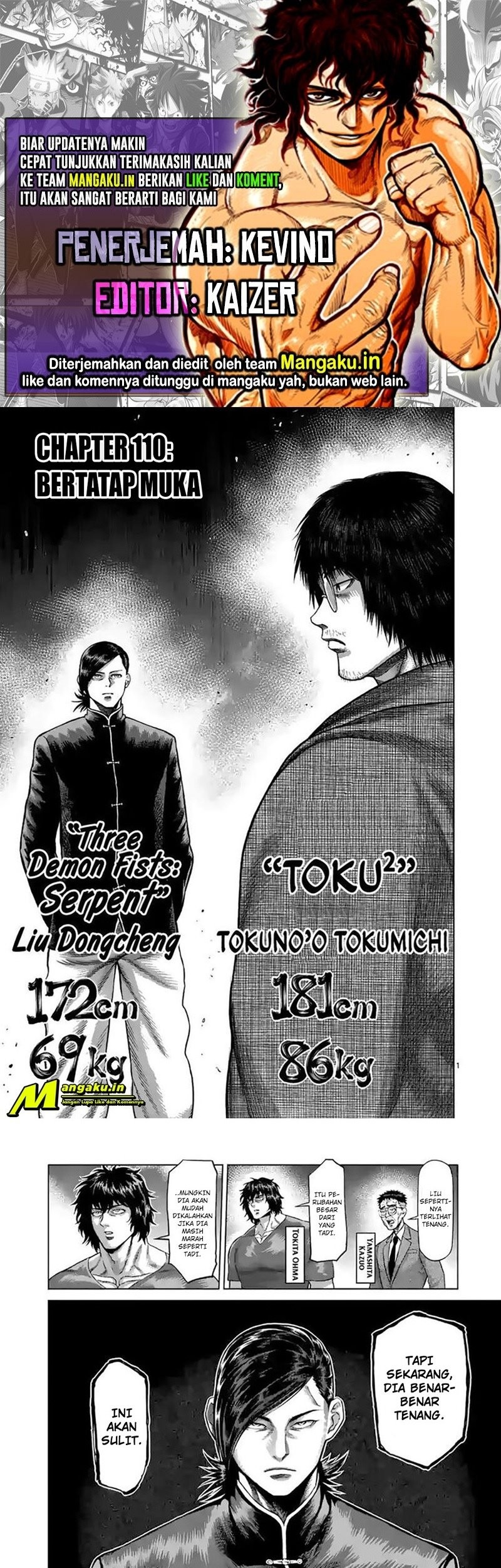 Baca Komik Kengan Omega Chapter 110 Gambar 1