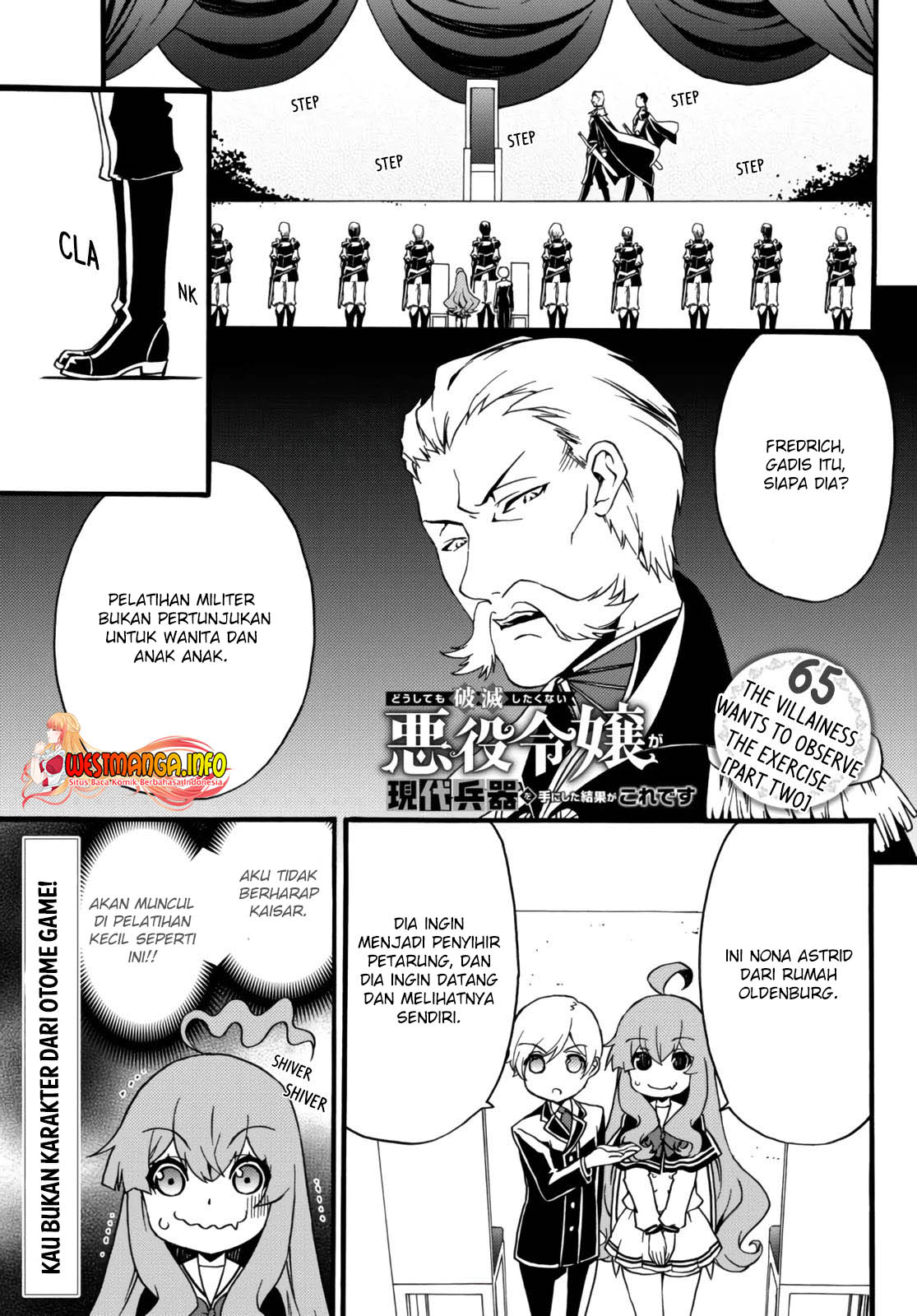 Baca Manga The Villainess Will Crush Her Destruction End Through Modern Firepower Chapter 65 Gambar 2