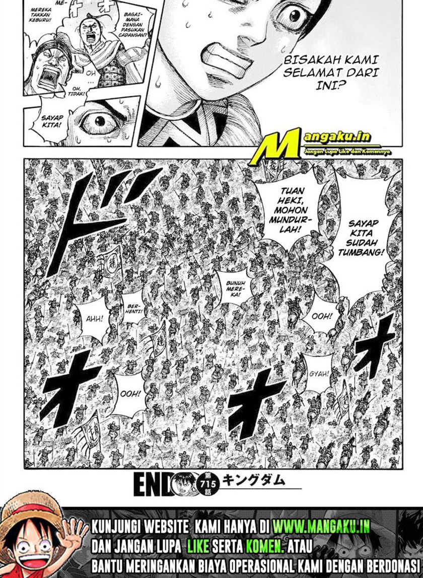 Kingdom Chapter 715 Gambar 20