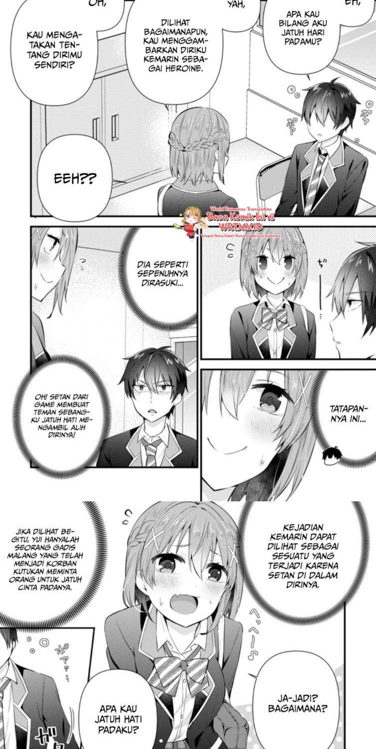 The Cute Girl Sitting Next to Me Is Trying to Make Me Fall in Love With Her as a Way to Ridicule Me, but the Tables Were Turned on Her Before She Knew It Chapter 10 Gambar 4