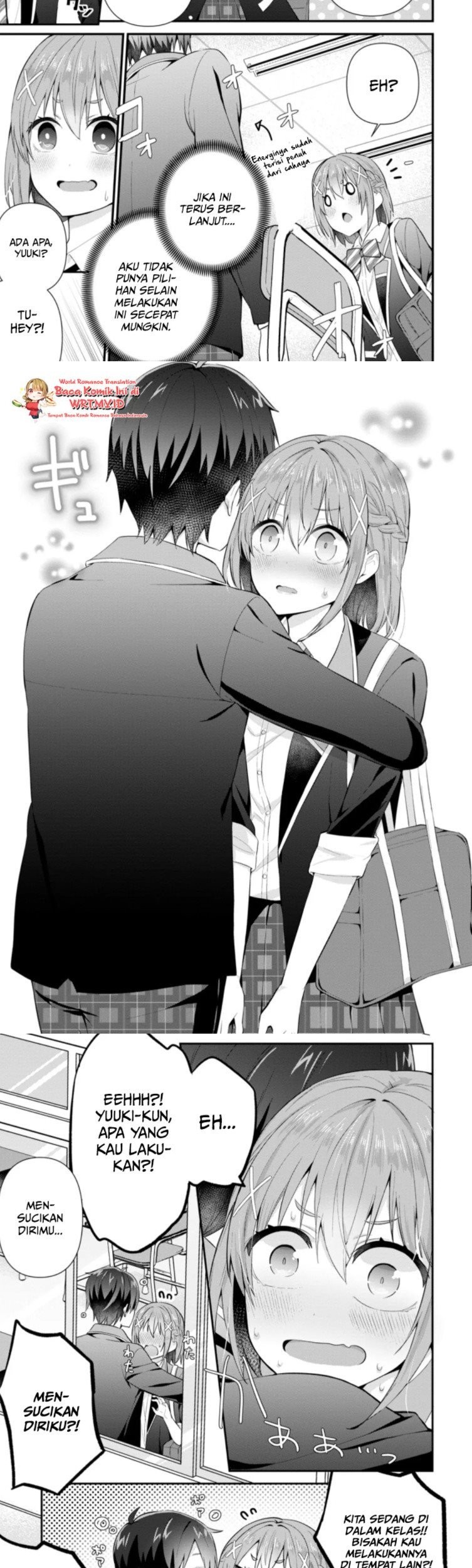 The Cute Girl Sitting Next to Me Is Trying to Make Me Fall in Love With Her as a Way to Ridicule Me, but the Tables Were Turned on Her Before She Knew It Chapter 10 Gambar 5